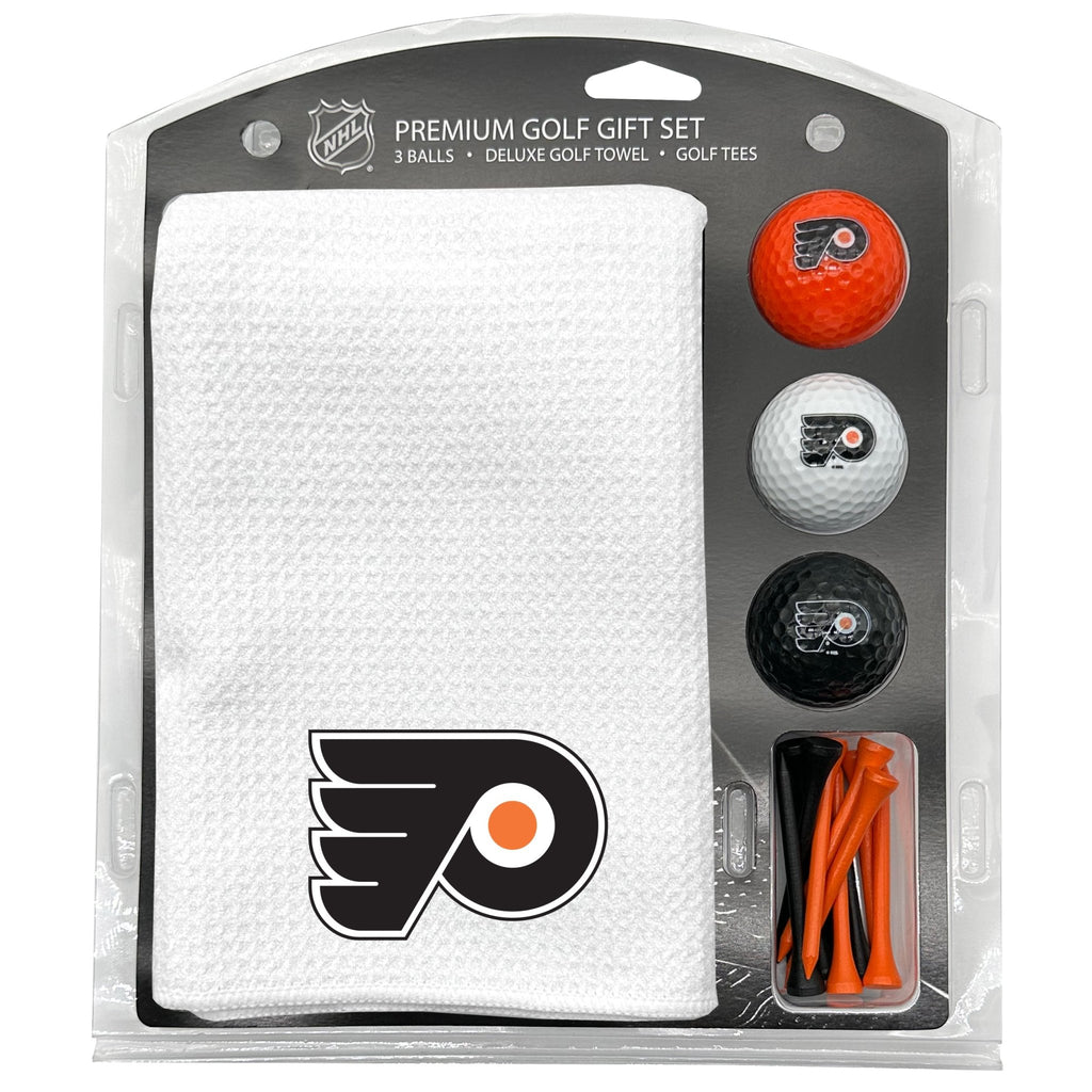 Team Golf PHI Flyers Golf Gift Sets - Microfiber Towel Gift Set - White - 