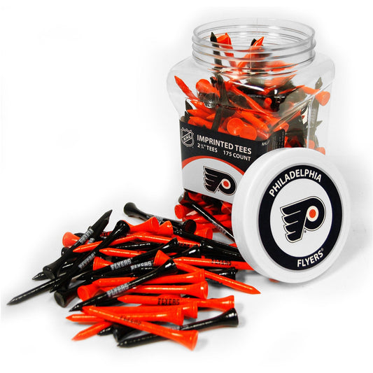 Team Golf PHI Flyers Golf Tees - 175 Tee Jar - 