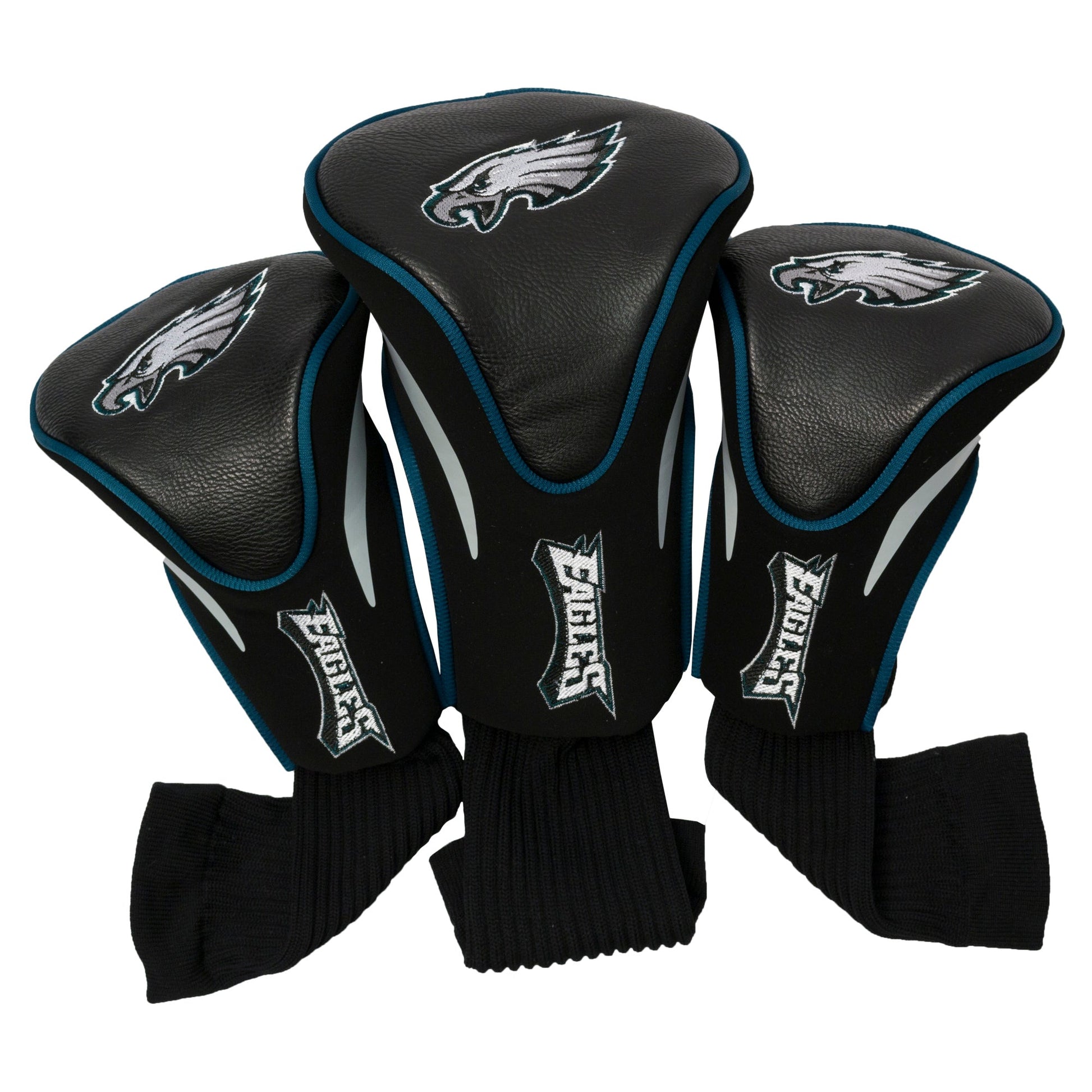 Team Golf Philadelphia Eagles DR/FW Headcovers - 3 Pack Contour - Embroidered
