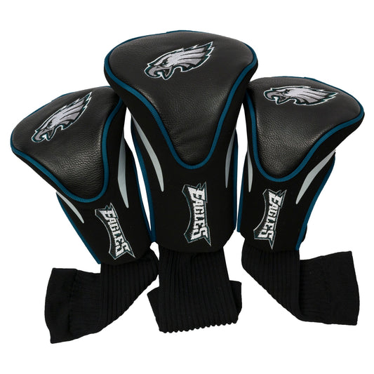 Team Golf Philadelphia Eagles DR/FW Headcovers - 3 Pack Contour - Embroidered