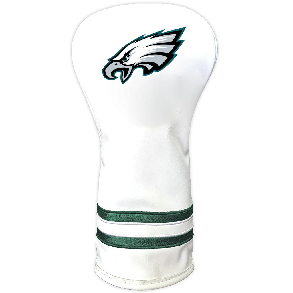 Team Golf Philadelphia Eagles DR/FW Headcovers - Vintage Driver HC - Printed White