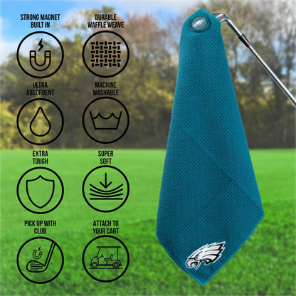 Team Golf Philadelphia Eagles Magnetic Golf Towel - Team Golf USA