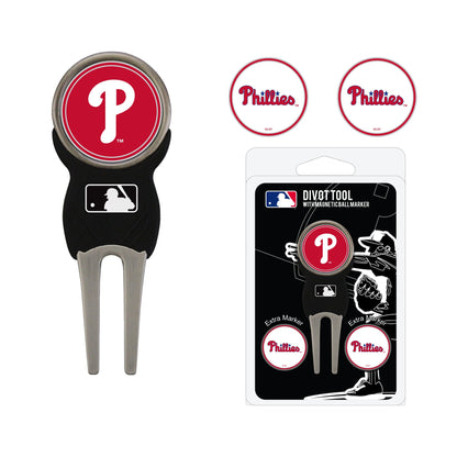 Team Golf Philadelphia Phillies Divot Tools - Signature Divot Tool Pack - 