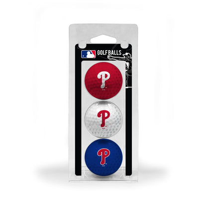 Team Golf Philadelphia Phillies Golf Balls - 3 Pack - Team