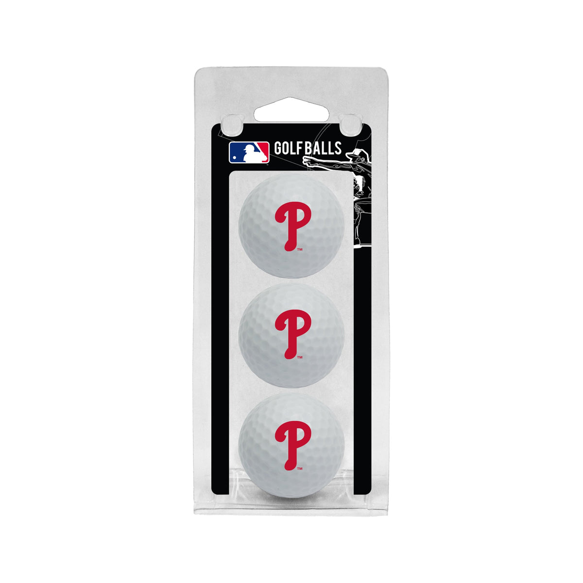Team Golf Philadelphia Phillies Golf Balls - 3 Pack - White