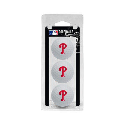 Team Golf Philadelphia Phillies Golf Balls - 3 Pack - White