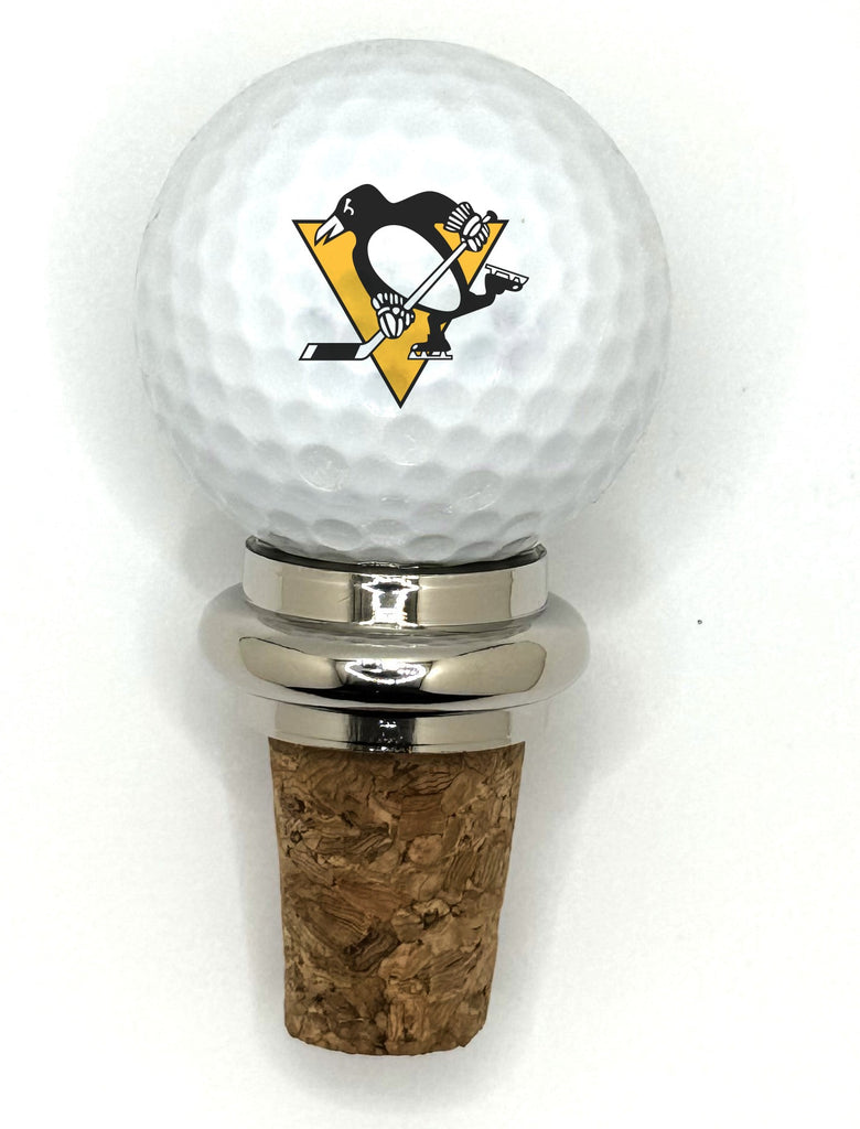 Team Golf PIT Penguins Cork Wine Stopper - 