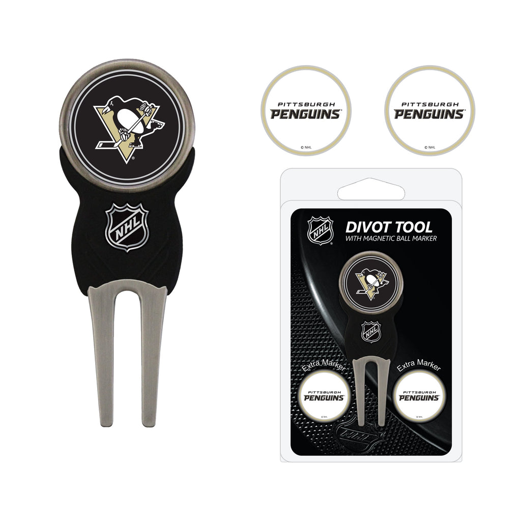 Team Golf PIT Penguins Divot Tools - Signature Divot Tool Pack - 