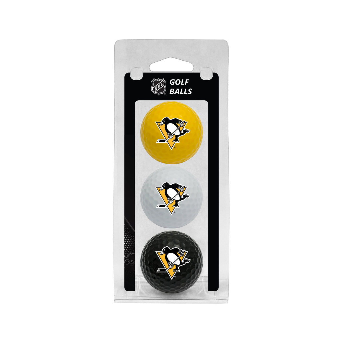 Team Golf PIT Penguins Golf Balls - 3 Pack - Team