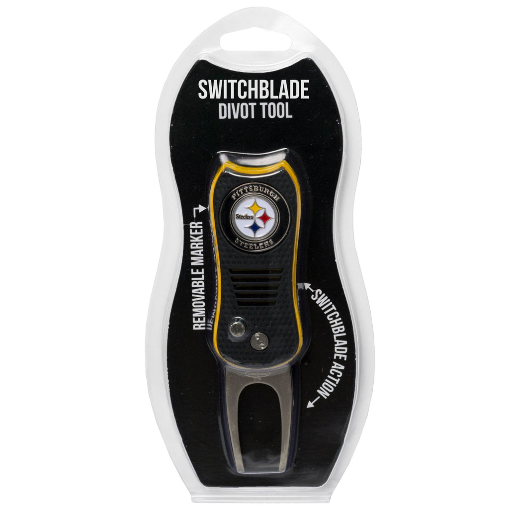 Team Golf PIT Steelers Divot Tools - Switchblade Divot Tool - 