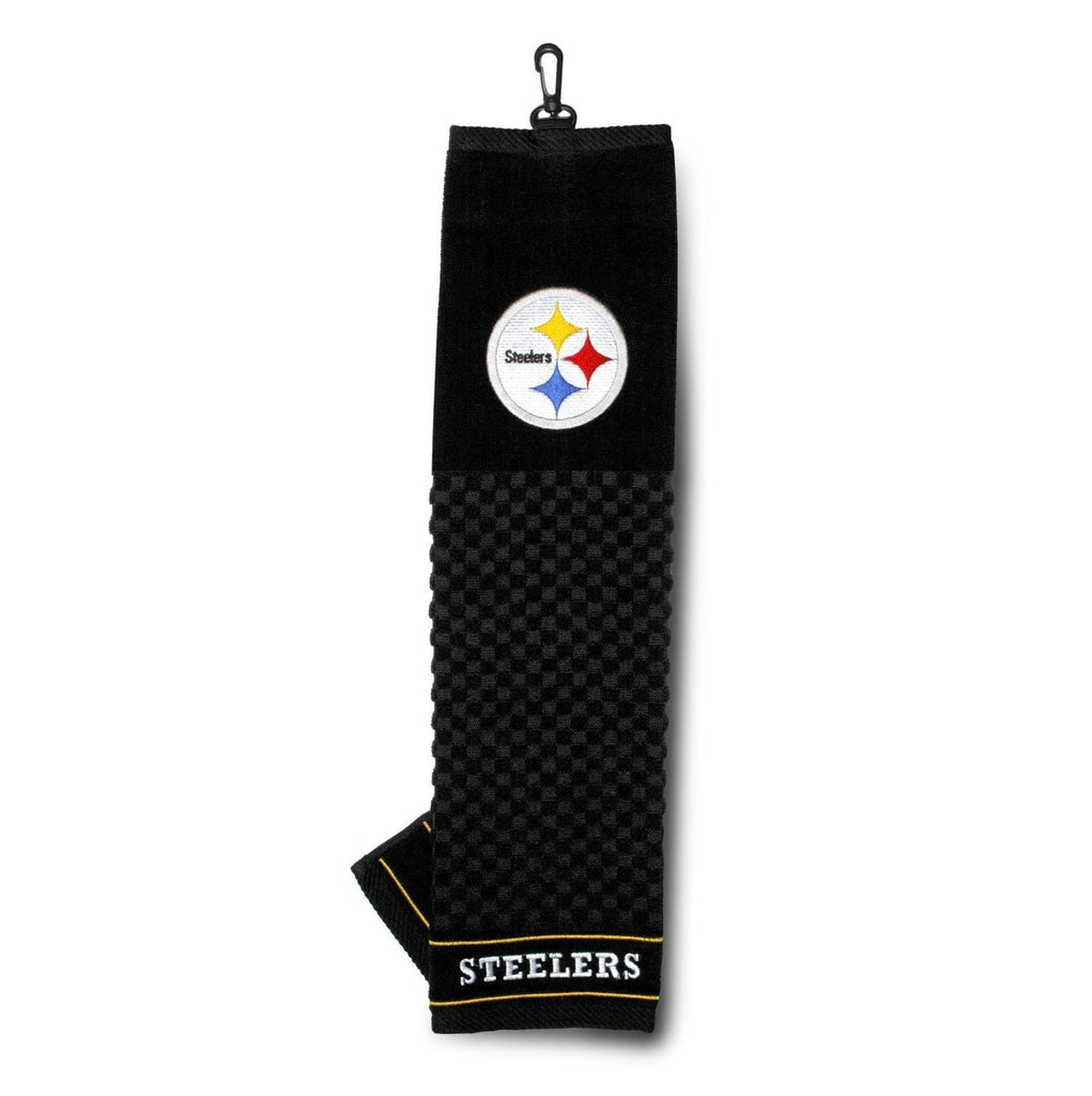 Team Golf PIT Steelers Golf Towels - Tri - Fold 16x22 - 