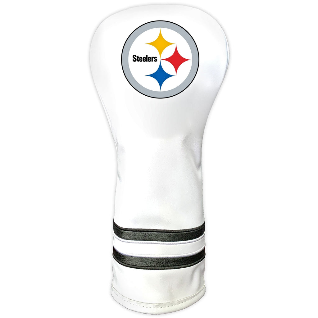 Team Golf Pittsburg Steelers DR/FW Headcovers - Fairway HC - Printed White