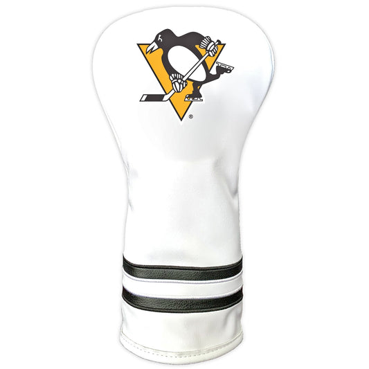 Team Golf Pittsburgh Penguins DR/FW Headcovers - Vintage Driver HC - Printed White