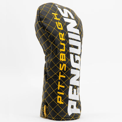 Team Golf Pittsburgh Penguins DR/FW Quilted Headcovers - Team Golf USA