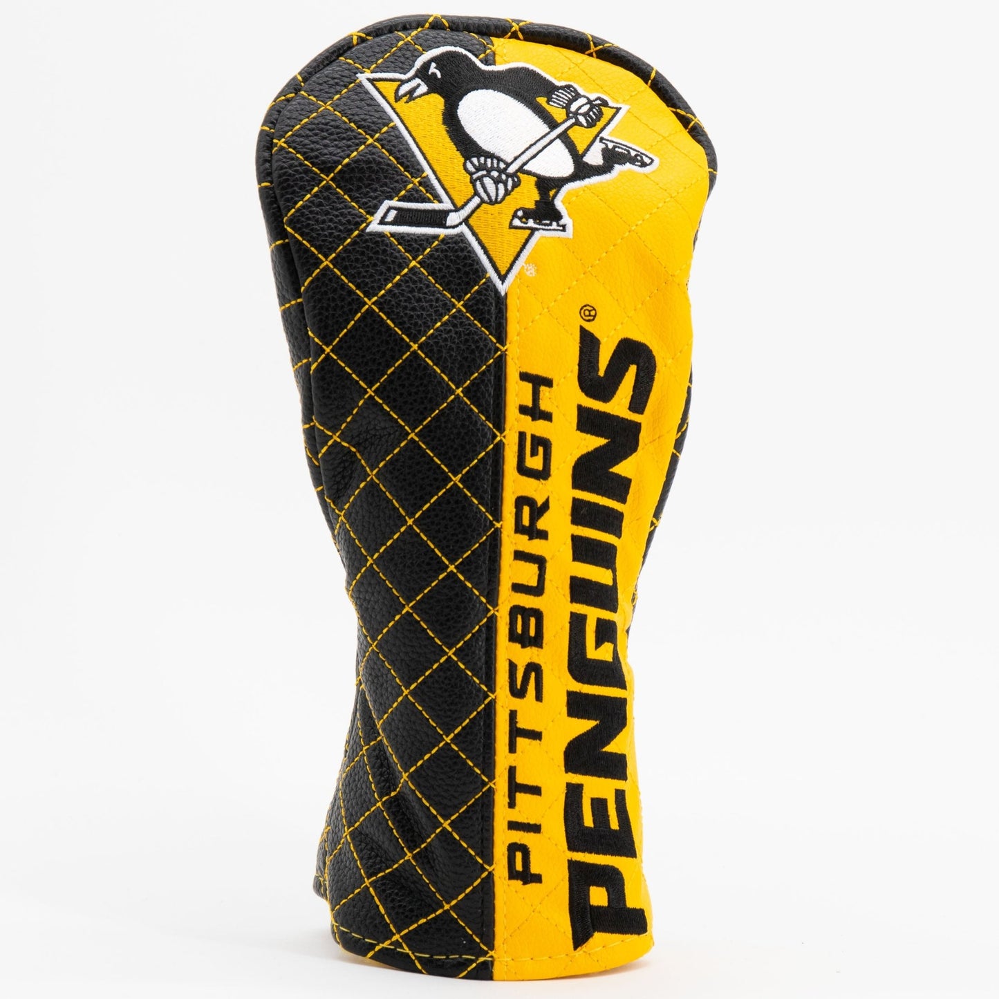 Team Golf Pittsburgh Penguins DR/FW Quilted Headcovers - Team Golf USA