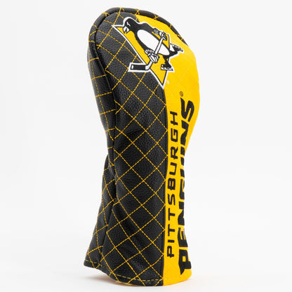 Team Golf Pittsburgh Penguins DR/FW Quilted Headcovers - Team Golf USA