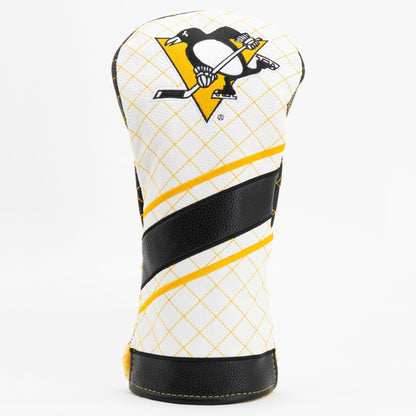 Team Golf Pittsburgh Penguins DR/FW Quilted Headcovers - Team Golf USA