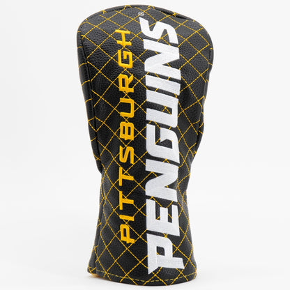 Team Golf Pittsburgh Penguins DR/FW Quilted Headcovers - Team Golf USA