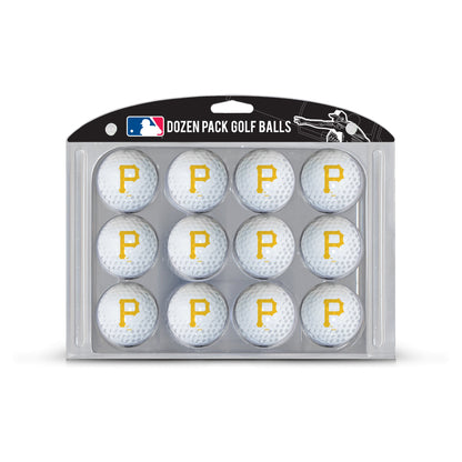 Team Golf Pittsburgh Pirates Golf Balls - 12 Pack - White