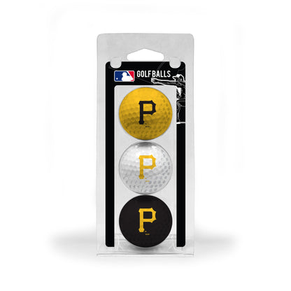 Team Golf Pittsburgh Pirates Golf Balls - 3 Pack - Team