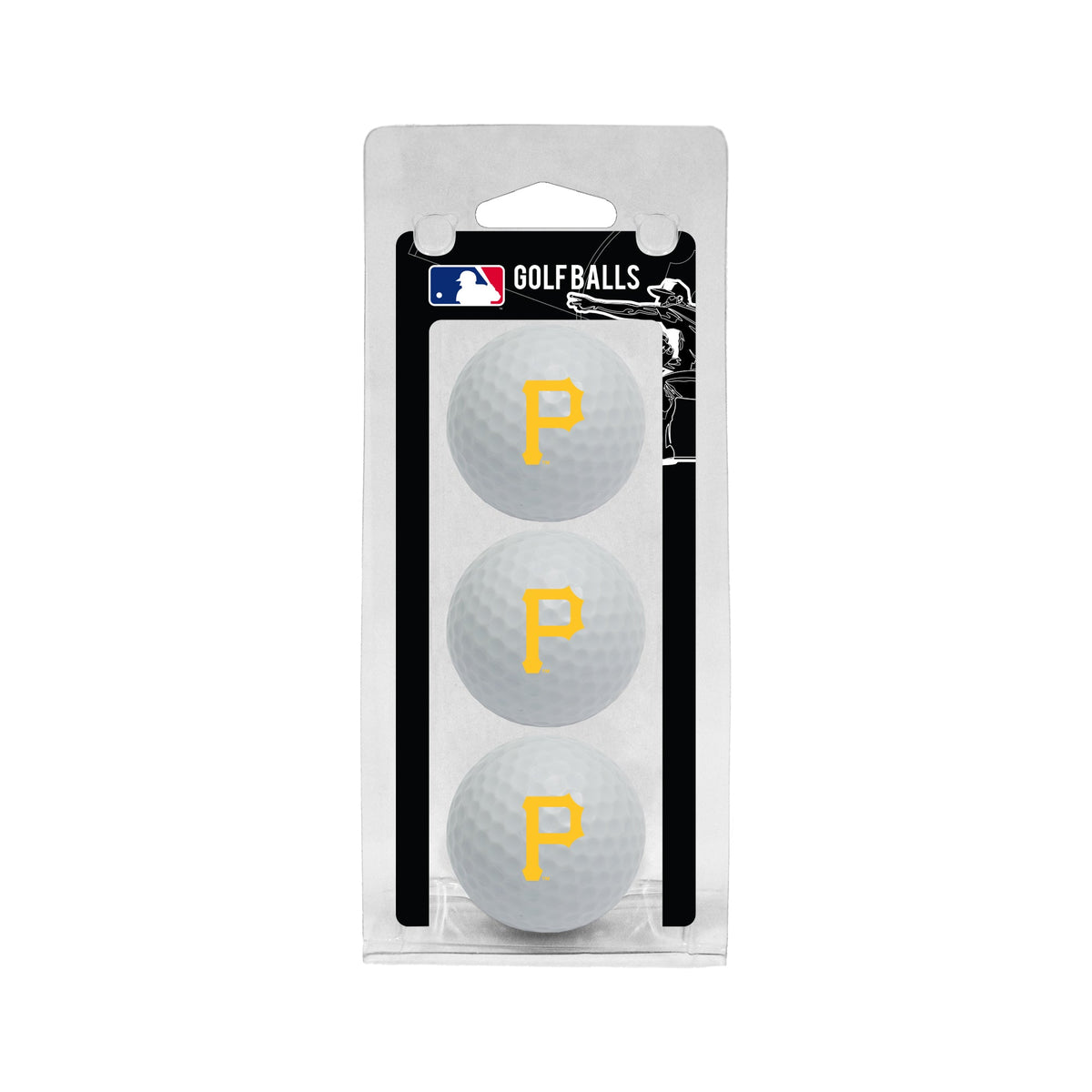 Team Golf Pittsburgh Pirates Golf Balls - 3 Pack - White