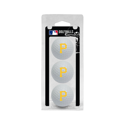 Team Golf Pittsburgh Pirates Golf Balls - 3 Pack - White