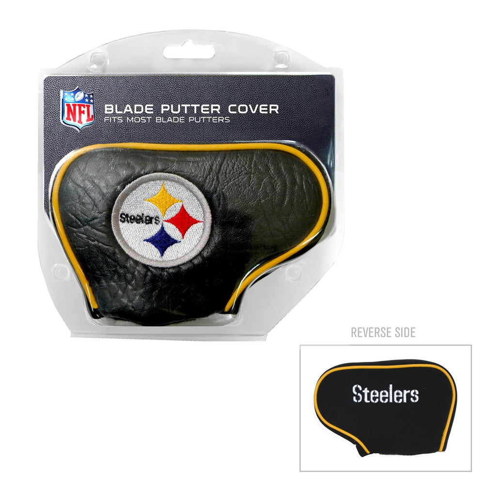 Team Golf Pittsburgh Steelers Blade Putter Cover - -