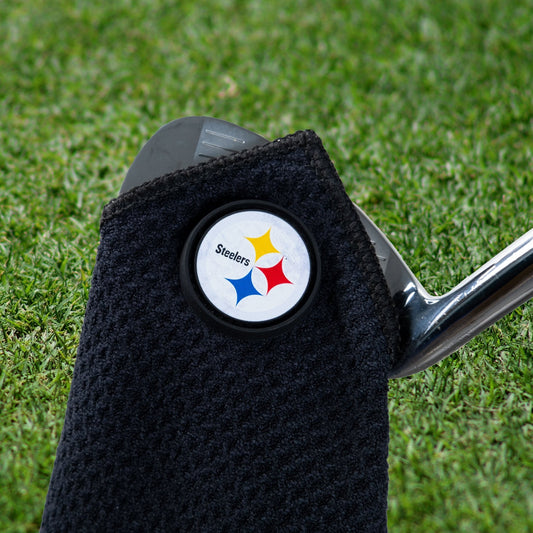 Team Golf Pittsburgh Steelers Magnetic Golf Towel - Team Golf USA