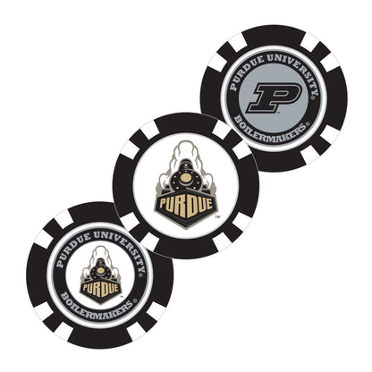 Team Golf Purdue Ball Markers - Golf Chip Marker - 