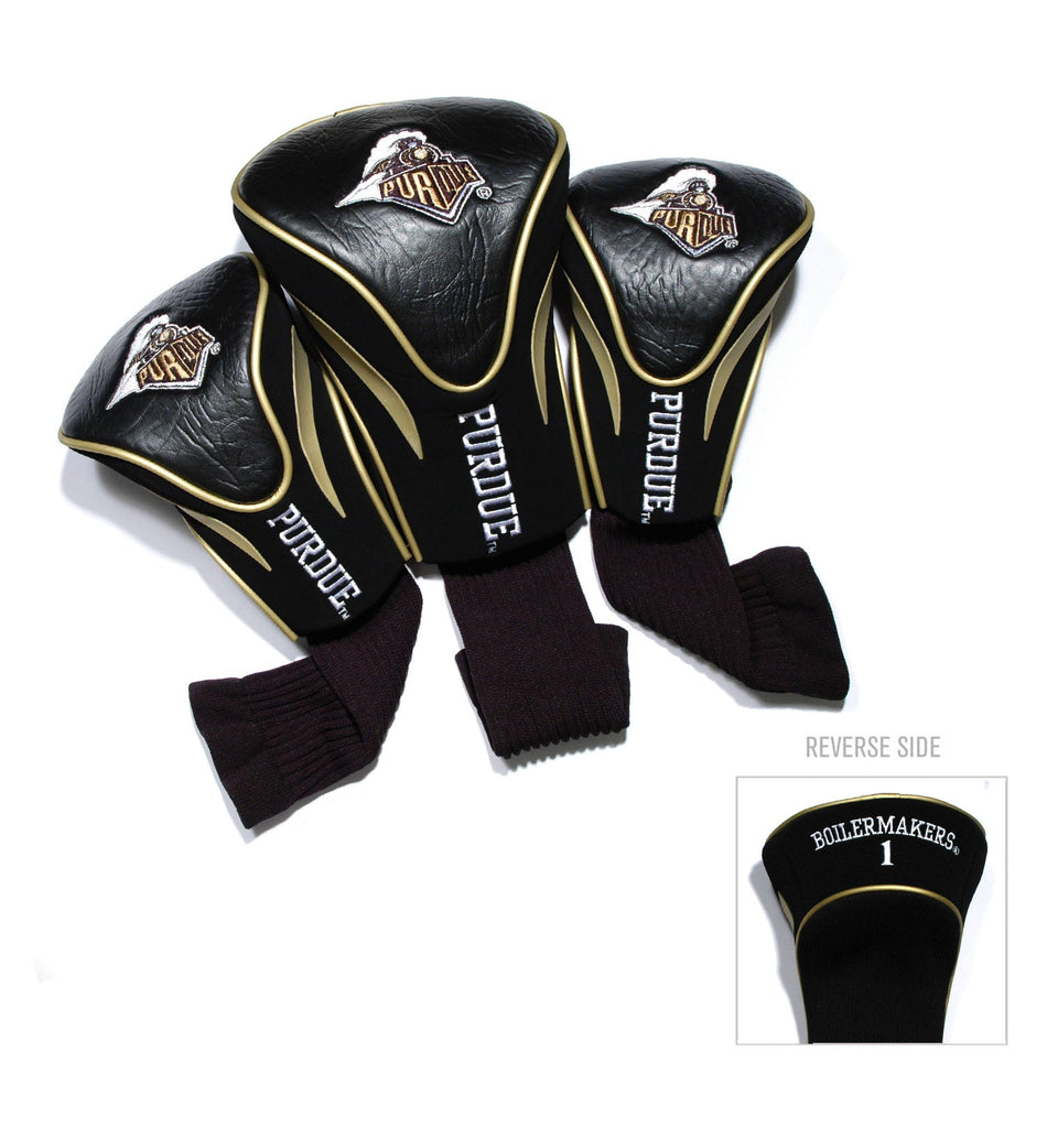 Team Golf Purdue DR/FW Headcovers - 3 Pack Contour - Embroidered
