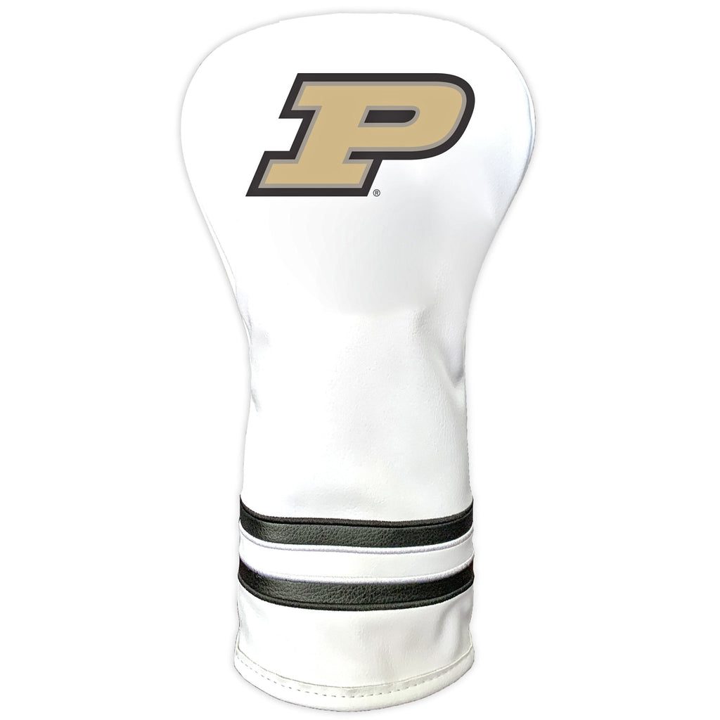 Team Golf Purdue DR/FW Headcovers - Vintage Driver HC - Printed White