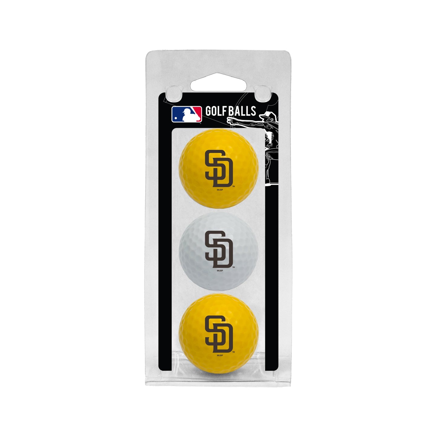Team Golf San Diego Padres Golf Balls - 3 Pack - Team