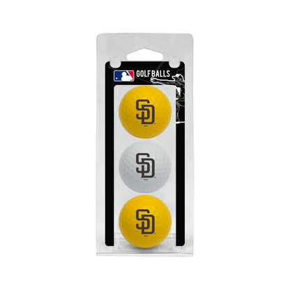 Team Golf San Diego Padres Golf Balls - 3 Pack - Team