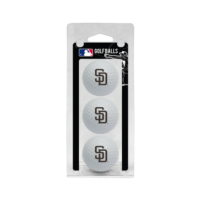 Team Golf San Diego Padres Golf Balls - 3 Pack - White