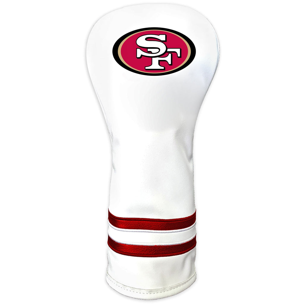 Team Golf San Francisco 49ers DR/FW Headcovers - Fairway HC - Printed White