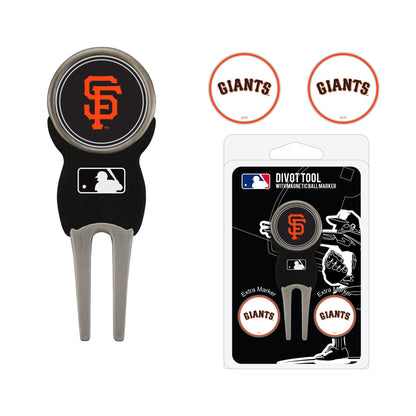 Team Golf San Francisco Giants Divot Tools - Signature Divot Tool Pack - 