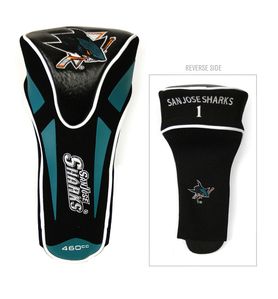 Team Golf San Jose Sharks DR/FW Headcovers - Apex Driver HC - Embroidered