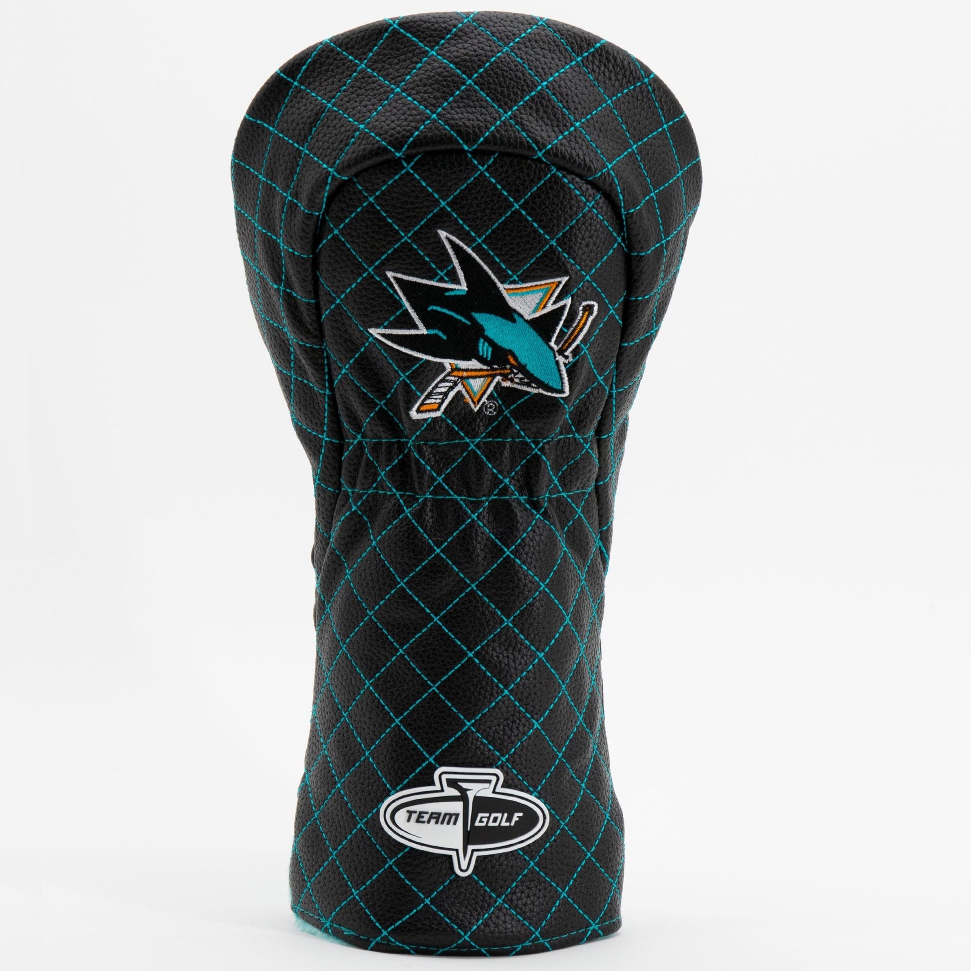 Team Golf San Jose Sharks DR/FW Quilted Headcovers - Team Golf USA