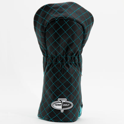 Team Golf San Jose Sharks DR/FW Quilted Headcovers - Team Golf USA