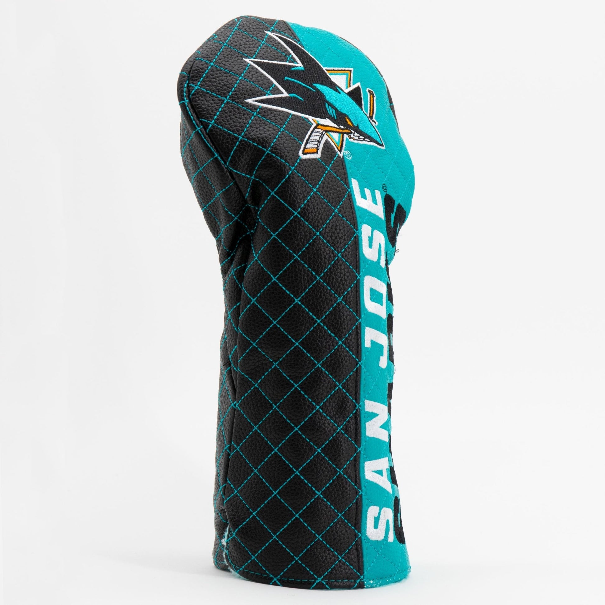 Team Golf San Jose Sharks DR/FW Quilted Headcovers - Team Golf USA