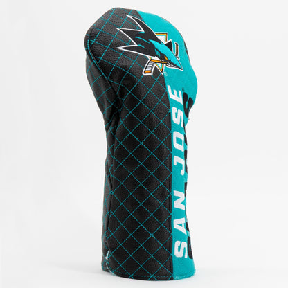 Team Golf San Jose Sharks DR/FW Quilted Headcovers - Team Golf USA
