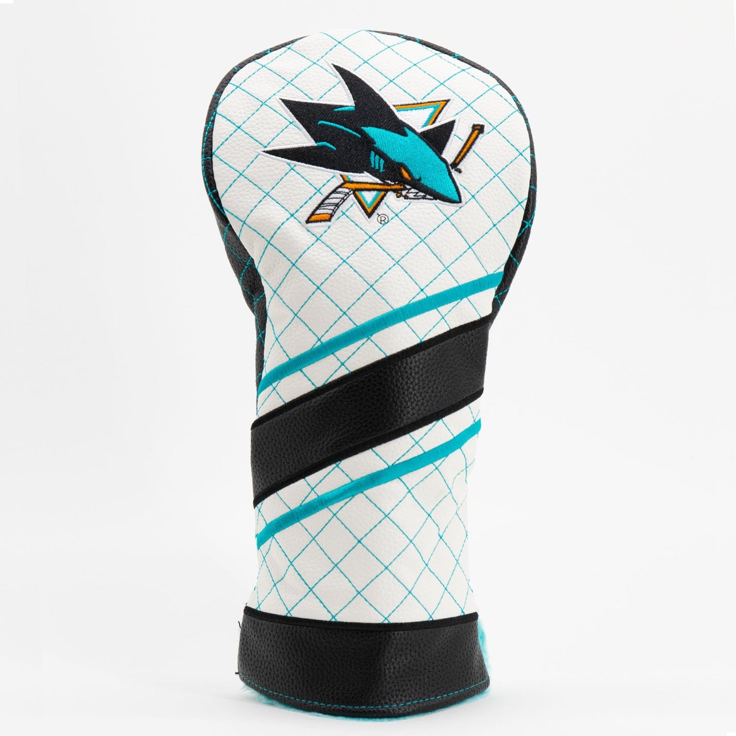 Team Golf San Jose Sharks DR/FW Quilted Headcovers - Team Golf USA
