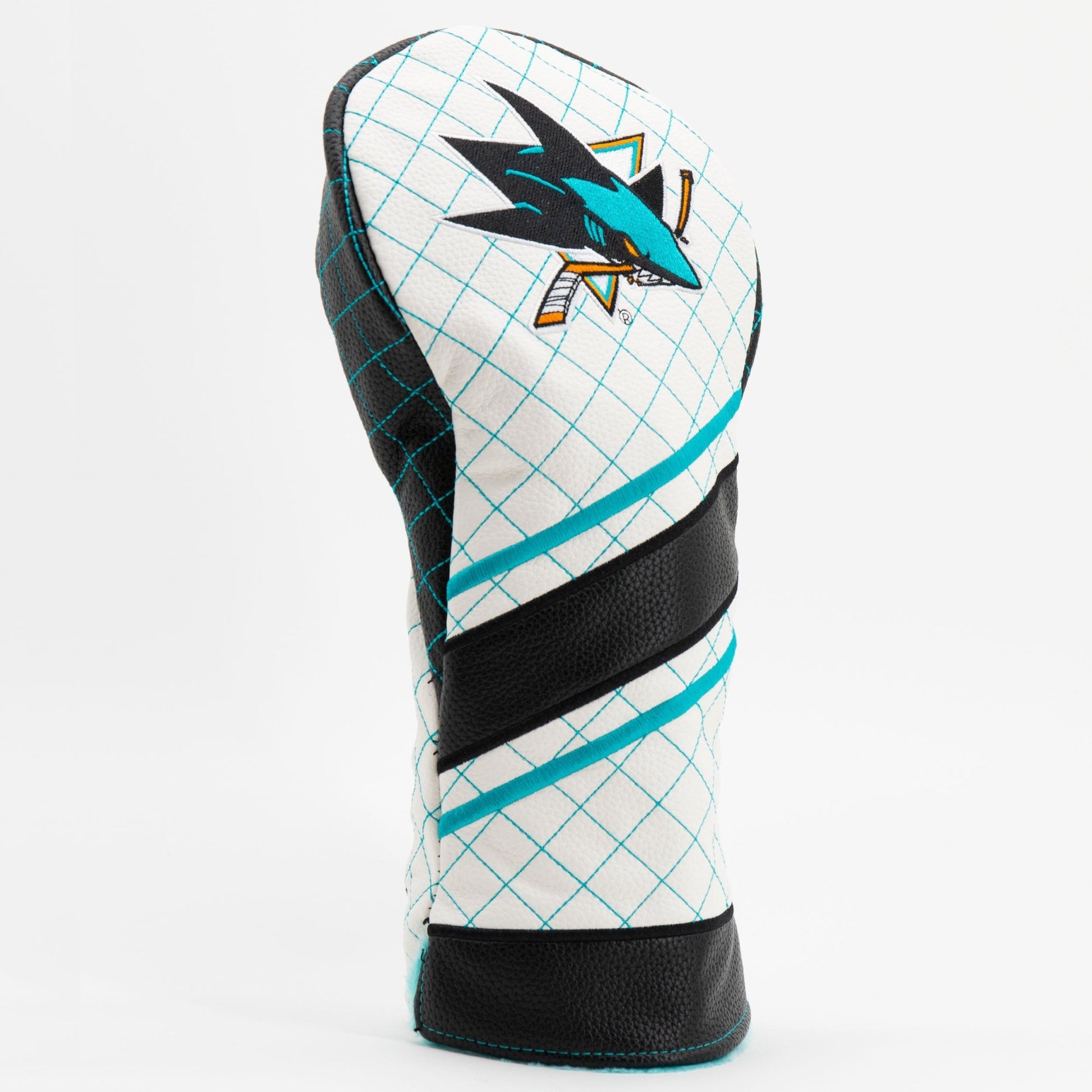 Team Golf San Jose Sharks DR/FW Quilted Headcovers - Team Golf USA
