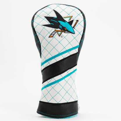 Team Golf San Jose Sharks DR/FW Quilted Headcovers - Team Golf USA