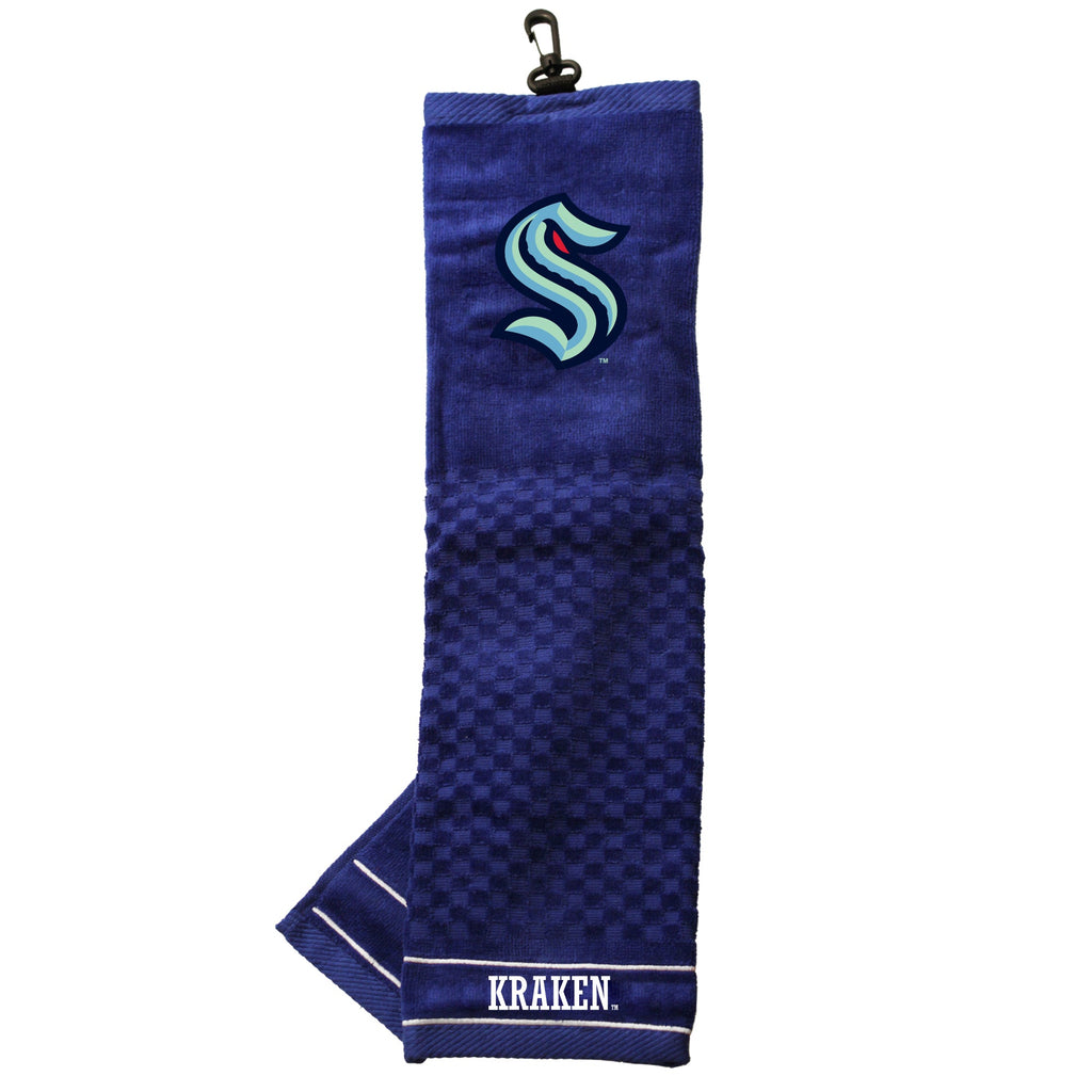 Team Golf SEA Kraken Towels - Tri - Fold 16x22 - 