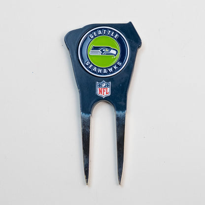 Team Golf SEA Seahawks Divot Tools - Custom Shaped - 