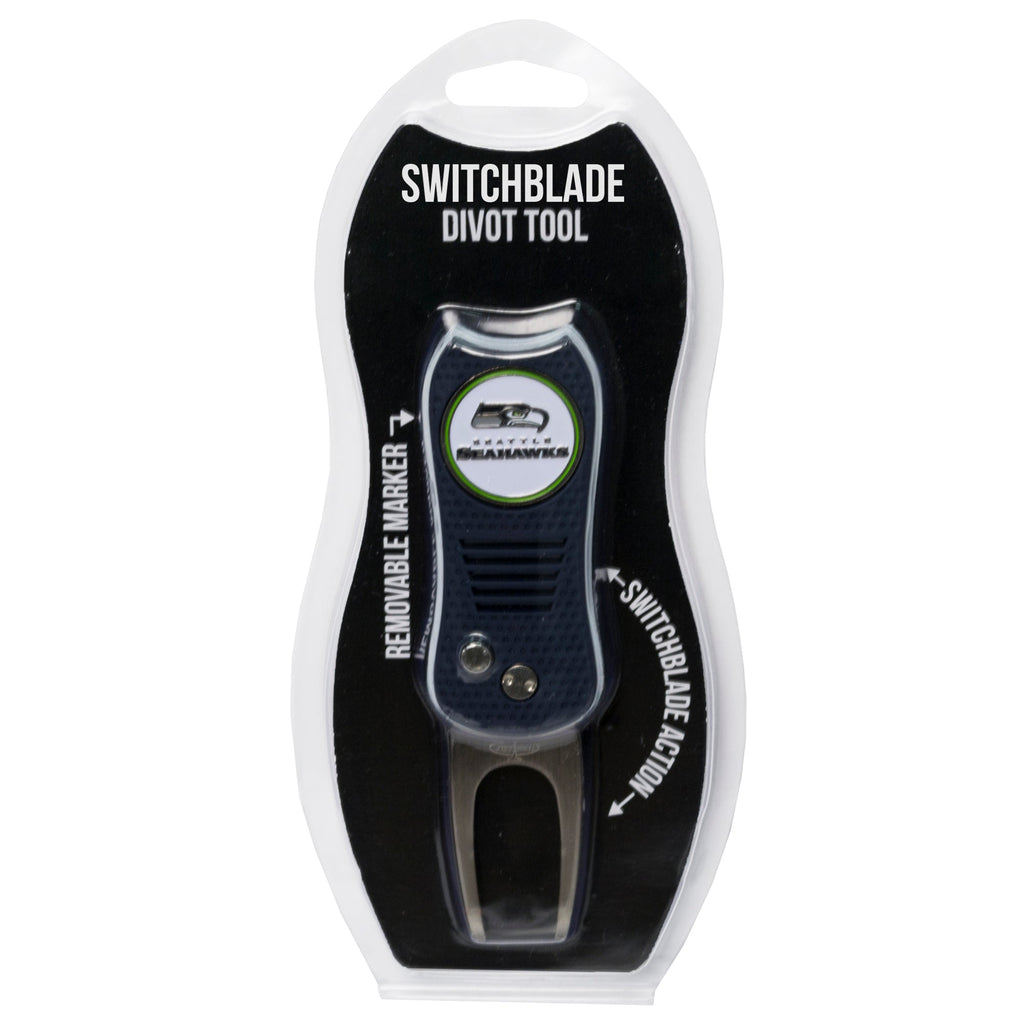 Team Golf SEA Seahawks Divot Tools - Switchblade Divot Tool - 
