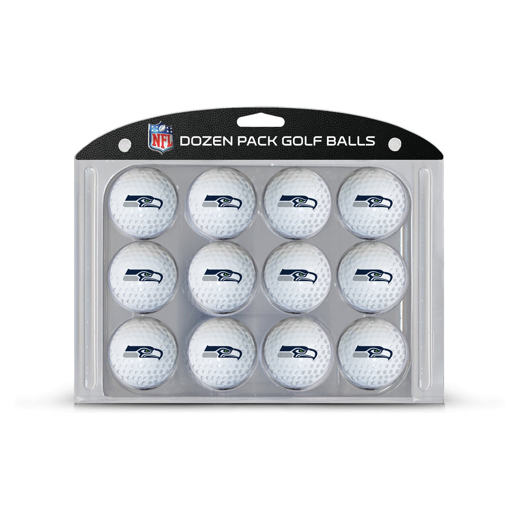 Team Golf SEA Seahawks Golf Balls - 12 Pack - White