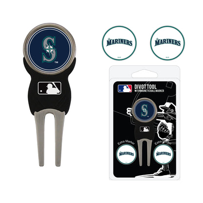 Team Golf Seattle Mariners Divot Tools - Signature Divot Tool Pack - 