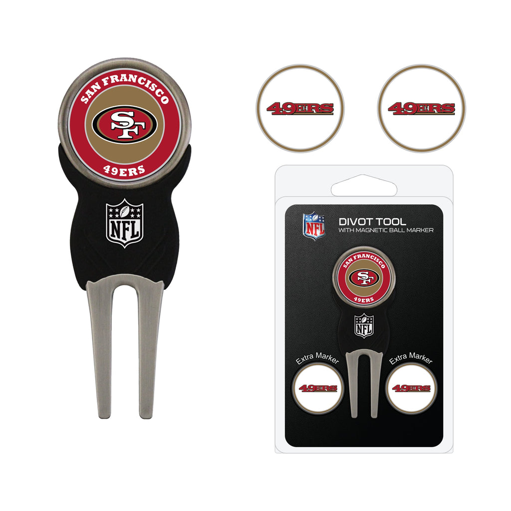 Team Golf SF 49ers Divot Tools - Signature Divot Tool Pack - 
